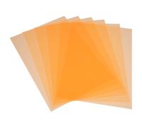 YARNOW Pellicola Colorata in Pvc 6 Pezzi per Correzione Luce Trasmissione Colore e Bassa Perdita per Luci LED e Flash in Aula o Studio Fotografico