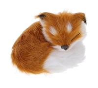 YARNOW Peluche Volpe Pelliccia Sintetica Decorazione Statica per Casa per Volpe Morbido e Sicuro per Compleanni e Lauree