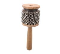YARNOW percussione mini che fa i primi passi giocattoli musicali per piccoli sensoriale strumento giocattolo della band musicale piccola capanna Acciaio inossidabile Beige