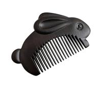 YARNOW Pettine in Legno Massaggiante Design a Coniglio, Resistente all'Usura e Anti-Deformazione, per la Moglie e Uso Quotidiano