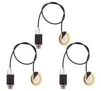 YARNOW Pickup a Contatto Piezoelettrico 3 Pezzi da 30 Cm, Trasduttore per Microfono Strumenti a Corda Acustici, Autoadesivo per Chitarra, Ukulele e Mandolino, Compatibile Amplificatori