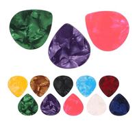 YARNOW Plettri per Chitarra e Basso 150 Pezzi in Celluloide 0,5-1,0 Mm Assortiti, Set per Esercitarsi Chitarra Acustica, Elettrica e Ukulele, Accessori Pratici per Musicisti e