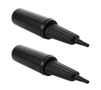 YARNOW Pompa Manuale per Palla da Yoga e Pilates, Gonfiatore Portatile Doppia Azione in Pp Nero, Set 2 Pezzi per Palle da Ginnastica, Balance Trainer e Gonfiabili, Uso Casa