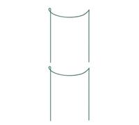 YARNOW Porta Piante da Giardino in Ferro Rivestito, 2 Pezzi 40X25 CM, Sostegno per Pomodori e Melanzane in Orto e Terrazzo