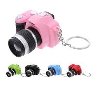 YARNOW Portachiavi Colore Casuale 5 Mini Macchina Fotografica LED in Abs, Design Creativo a Forma di Fotocamera, Decorazione e Porta Chiavi per Chiavi e Ringraziamento
