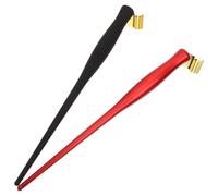 YARNOW Portapenne Obliquo per Calligrafia 2 Pezzi, Portapennini Ergonomici in Pelle, Supporto Stabile per Penne a Immersione, Adatto e Adulti per Esercizi di Scrittura Artistica