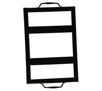 YARNOW Portapiatti in Acciaio Smaltato Nero Per Piastra Di Sale Da Barbecue, Supporto Per Blocco Di Sale Per Cucina e Grigliate Domestiche