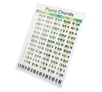 YARNOW Poster Chord per Pianoforte Guida per Principianti Design Semplice e per Pratiche Individuali e Studio Classe per Insegnanti e Musicisti