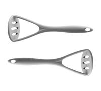 YARNOW Pressa per Purè in Acciaio Inossidabile 2 Pezzi, Schiacciapatate Manuale Multifunzione per Carote Morbide e Alimenti, Utensile e Facile da Usare
