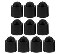 YARNOW Protezione in Gomma per Stecca da Biliardo, Set 10 Pezzi di Coperture per Coda Nera e Rossa, Paraurti Resistente per Punta Stecca, Accessori per Protezione e Durata in Sala Giochi