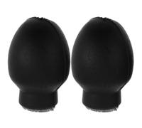 YARNOW Punte in Gomma per Bacchette Batteria, Accessori per Pratica Muta Gomma Elastica, Protezione Bacchette per Sala Musica, Sostituzione Semplice, Colore Nero