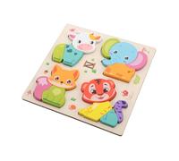 YARNOW Puzzle Di Animali in Legno: Giocattolo Montessori Per Bambini Piccoli - Gioco Di Abbinamento Di Forme Sensoriali in Legno, Giocattolo Educativo Per La Prima Infanzia Per