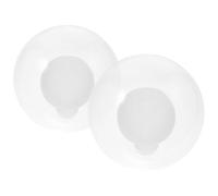 YARNOW Ricambi per Lampadario in Vetro 2 Pezzi, Paralumi a Globo Resistenti e Robusti per Lampade a Soffitto Moderni e Creativi