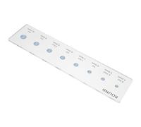 YARNOW Ring Measuring Ruler in Acrilico Rotondo per Diamanti e Gemme, Comparatore Dimensioni Anelli, Valutazione Pietre, per Gioiellerie e Pianificazione Anelli a Casa