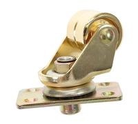 YARNOW Rotella Accessorio Resistente e Ecologico in Ottone Oro per Pianoforte Verticale Facile da Spostare Ruota Piccola