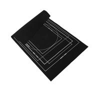 YARNOW Rotolo Tappetino portaoggetti per puzzle tappetini puzzle deposito di puzzle accessori puzzle tappetino puzzle tavola da puzzle tappetino per puzzle provato Black