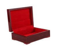 YARNOW Scatola Portaoggetti Vintage Legno per Poker Custodia Multifunzionale per Carte da Design e Pratico per Casa e Ufficio