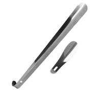 YARNOW Set 2 Calzascarpe in Acciaio Inossidabile lungo e Corto Portatile e Resistente Calzascarpe per Anziani e Adulti Adatto per Stivali e Uso Quotidiano Facile da Usare e da