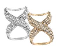 YARNOW Set 2 Pezzi Anelli per Sciarpa con Cristalli in Lega Fermagli Eleganti per Scialli e Camicie Oversize Fibbie Raffinate per Fissare Sciarpe Spesse e Cravatte da Donna