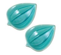 YARNOW Set 2 Pezzi Piatti in Ceramica per Aromaterapia e Oli Essenziali, Contenitori Blu per Salone di Bellezza e Sauna Design Elegante e Funzionale