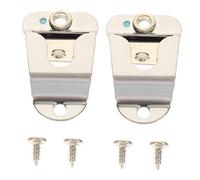 YARNOW Set 2 Supporti Per Microfono Cb in Metallo Clip Per Radioamatori, Supporto Microfono a Mano Per Montaggio Veicolare, Accessorio Per Radio Cb Portatile