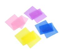 YARNOW Set 4 Panni Esfolianti in Nylon Rete Elastica 80X30 CM Asciugamani Scrub per Corpo e Schiena Panni da Bagno per Pulizia Profonda e Rimozione Pelle Morta per Uso Doccia e Spa