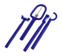 YARNOW Set 4 Pezzi Attrezzo per Esercizi Muscolari della Lingua Blu per Allenamento della Punta Lingua in Logopedia Adatto a Ragazzo Ragazza e Adulti