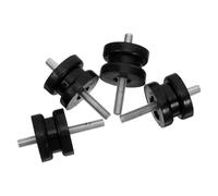 YARNOW Set 4 Pezzi Boccole Antivibrazione Motore in Gomma, Piedini Ammortizzanti Cilindrici Resistenti a Olio e Intemperie, Supporti Silenziosi per Generatori e Veicoli,