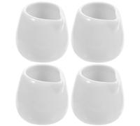 YARNOW Set 4 Salsiere in Ceramica Con Beccuccio Mini Lattiera Da 1.69 Oz Ciotola Condimento Per Salsa Insalata E Brodo Per Casa E Ristorante