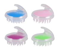 YARNOW Set 4 Spazzole Massaggianti per Chioma Uomo e Donna, Pulizia del Cuoio Capelluto e Rimuove Cellule Morte, Design Unico, per Salone e Uso Domestico