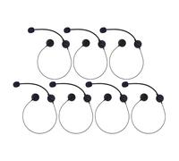 YARNOW Set 7 Pezzi Microfono Finto e Cuffia Decorativa in Plastica per Costume da Cantante Accessori Cosplay per Feste e Spettacoli Microfono Giocattolo per Travestimenti e Photo