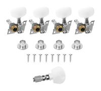 YARNOW Set Completo di Accordatore per Banjo in Lega di Zinco e Pvc Argento Vite e Perno, Facile da Installare per Sostituire la Meccanica Vecchia