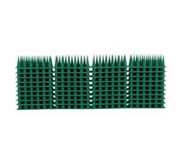 YARNOW Set da 10 Punte in Plastica per Uccelli per Protezione di Balconi e Sommità Lampioni Applicabile in Edilizia Pastorale e Hotel Colore Verde