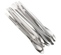 YARNOW Set da 12 Cucchiai Dosatori in Acciaio Inox per Campionamento, Spatole di Misurazione Sperimentali Multifunzionali, Strumenti Compatti per Laboratorio, Uso Domestico e Scolastico