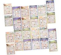 YARNOW Set Da Pezzi bomboniere da campeggio per giochi di società di Halloween attività di campeggio giochi da campeggio per gioco del campo estivo Carta