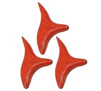 YARNOW Set di 3 massaggiatori corpo in legno a forma di triangolo Gua Sha | Pettine triangolare per raschiare piedi, testa, collo, mani, vita, polpacci, gambe e piedi