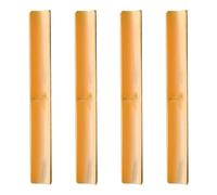 YARNOW Set di 4 bocchette d'Acqua rustiche in bambù | Tubi di Canale da 50 cm per fontane da Esterno o da Interno | Adatte per acquari, Giochi d'Acqua e Zone acquatiche
