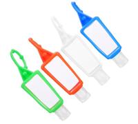 YARNOW Set di 4 Contenitori da Viaggio 30ml Bottiglie in Plastica e Silicone, Portatili e Sicuri, per Cosmetici Personali Colore Casuale
