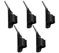YARNOW Set di 5 spingi-Dita per Cucito, Design Aperto, Protezioni per Le Dita Regolabili per Un Posizionamento preciso, Protezioni per Le per Quilting e Punto Croce (Nero)