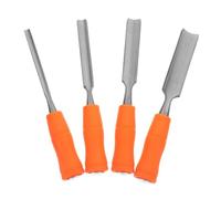 YARNOW Set Di Scalpelli Da Intaglio Per Legno 4 Pezzi Impugnatura in Legno Ergonomica Utensili Per Intagliare Per Falegnami Principianti e Artigiani