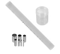 YARNOW Set di Strumenti per Argilla da Ceramica, Taglio Preciso, Argento | Acciaio Inossidabile e Acrilico, Leggero e Salvaspazio, per Dettagli Fini e Mani Sicure