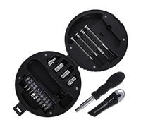 YARNOW Set Utensili per la Casa 20 Pezzi in Valigetta a Forma di Ruota Kit Cassetta Attrezzi Multifunzionale per Riparazioni e Montaggi Organizer Pratico per Fai-da-Te e Manutentori