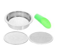 YARNOW Setaccio da Giardino a Rete, setaccio per Giardinaggio, per Terra e Sabbia da 1, 3, 5 mm, per Compost, in Metallo per la vagliatura del Terreno e la Preparazione per la Semina