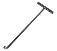 YARNOW Sollevatore del canale in acciaio inox, gancio per coperchio di scarico, gancio per coperchio di scarico, gancio a T, gancio per coperchio del canale, copertura della scacchiera, 400 mm