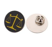 YARNOW Spilla Brooch da 2 Pezzi con Design Vintage della Bilancia della Giustizia in Lega, Perfette per Studenti di Giurisprudenza e Abbigliamento Formale