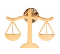 YARNOW Spilla da bavero con la scritta "Legge&;, "Giustizia&;, | Spilla da bavero da uomo, accessorio per abito - Spilla a catena per giacca, da bavero per avvocati, Bilancia della