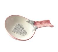 YARNOW Spoon Rest Ceramica Porta Cucchiaio Delicato e Resistente Accessorio Da Cucina Per Creare Un Elegante e Pulito Per Amici e Famiglia