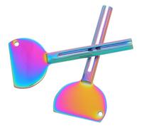 YARNOW Spremi-dentifricio in Lega di Zinco 2 Pezzi, Spremitubo Portatile Rotante per Tubi di Dentifricio, Crema e Lozione, Dispenser Compatto per Uso Quotidiano e Viaggi