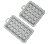 YARNOW Stampo in Silicone la Cottura 2 Pezzi Set, Stampo Quadrato e Rettangolare per Waffle e Dolci, Antiaderente per Forno Domestico e Uso Professionale