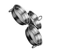 YARNOW Stampo per Bollire le Uova a Forma di Cuore in Acciaio Inox 304, Teglia Antiaderente per Uova in Camicia, Pentola Leggera e Portatile per Cucina Domestica e Campeggio